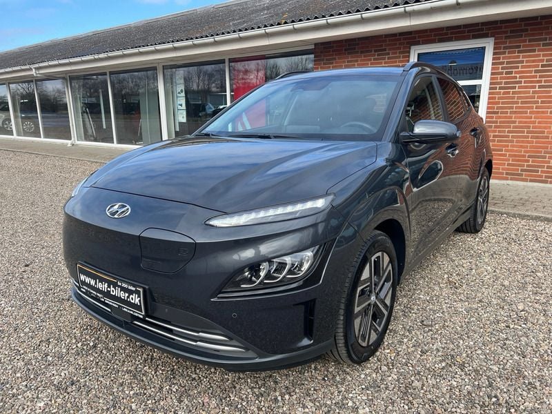 Koksgrå metal Brugt 2022 Hyundai Kona Trend SUV | 194.900 kr. (Fair pris) - Billede 1/4