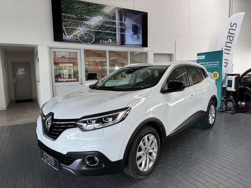 Hvid Brugt 2016 Renault Kadjar Bose Edition SUV | 89.800 kr. - Billede 1/4