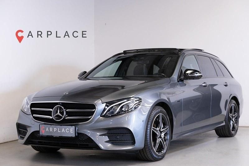 Gråmetal Brugt 2020 Mercedes E300 AMG line Stationcar | 399.900 kr. (God pris) - Billede 1/4