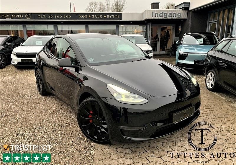 Sortmetal Brugt 2022 Tesla Model Y Performance SUV | 289.800 kr. (Fair pris) - Billede 1/4