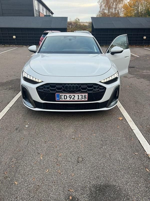 Hvid Brugt 2025 Audi A5 S-line plus Stationcar | 589.900 kr. - Billede 1/4