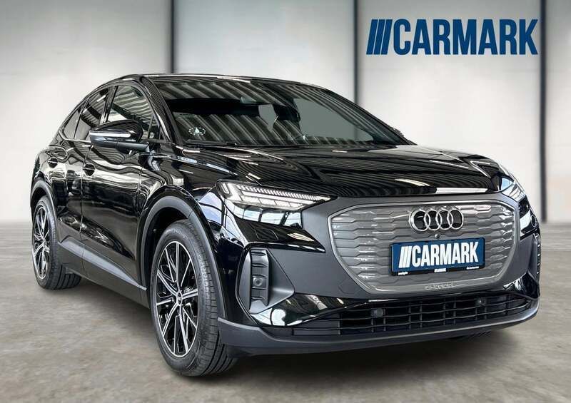Sortmetal Brugt 2022 Audi Q4 Sportback e-tron S-Line SUV | 319.700 kr. (God pris) - Billede 1/4