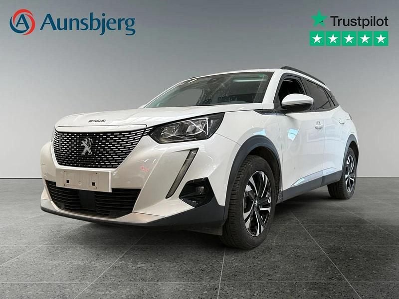 Hvid Brugt 2021 Peugeot e-2008 Allure SUV | 119.500 kr. (Fair pris) - Billede 1/4