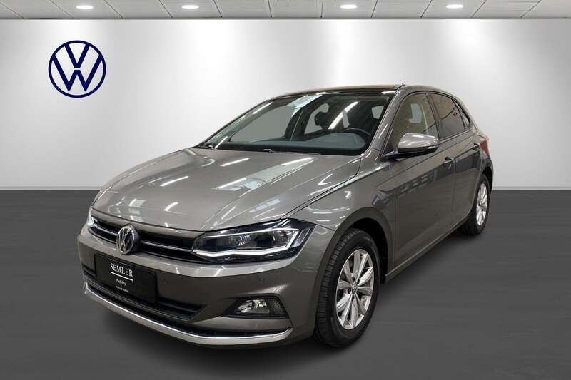 Gråmetal Brugt 2019 VW Polo Highline Hatchback | 169.900 kr. (Fair pris) - Billede 1/4