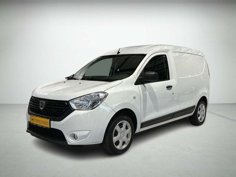 Hvid Brugt 2021 Dacia Dokker Essentiel Van | 99.900 kr. - Billede 1/4