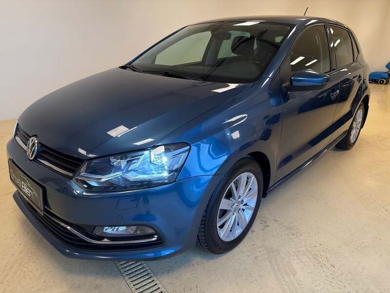 Blåmetal Brugt 2017 VW Polo Highline Hatchback | 119.900 kr. (Fair pris) - Billede 1/4