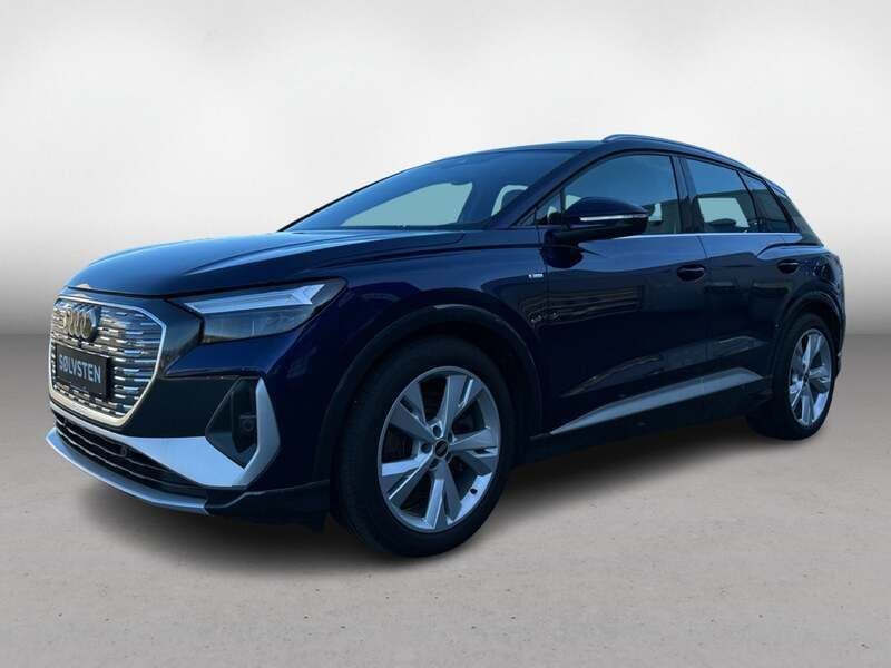Blåmetal Brugt 2021 Audi Q4 e-tron S-Line SUV | 294.900 kr. (Fair pris) - Billede 1/4