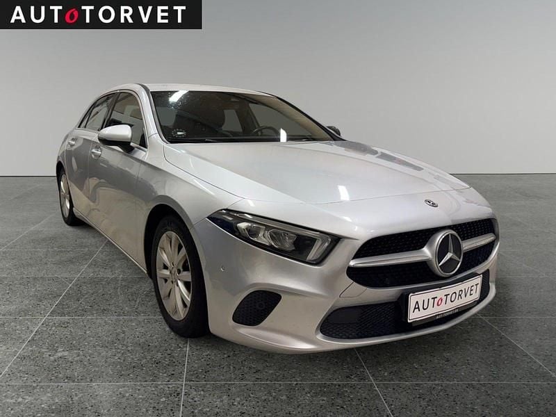 Brugt Mercedes A180 Progressive 116 HK (85 kW) 2019 Sølvmetal Sedan