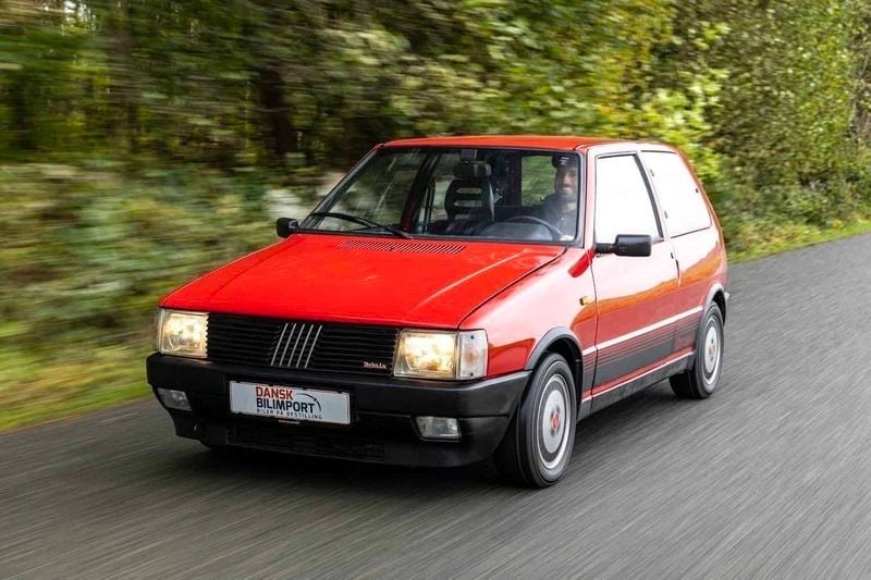 Brugt Fiat Uno 105 HK (77 kW) 1986 Rød Hatchback