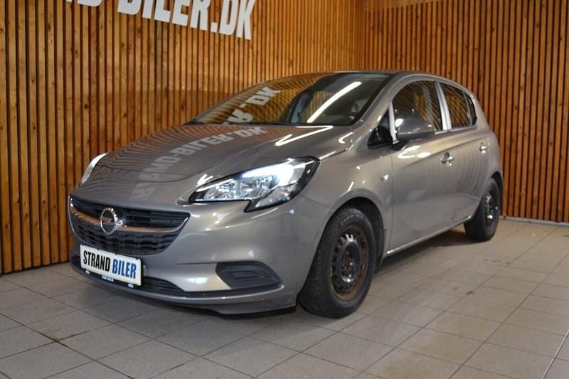 Grå Brugt 2015 Opel Corsa Enjoy Hatchback | 44.800 kr. (Lidt for dyr) - Billede 1/4