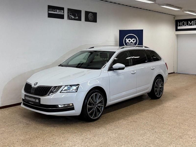 Hvid Brugt 2018 Skoda Octavia Style Stationcar | 129.900 kr. (Fair pris) - Billede 1/3