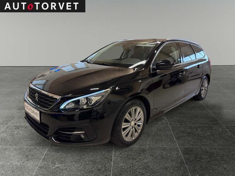 Sort Brugt 2018 Peugeot 308 Stationcar | 84.700 kr. (God pris) - Billede 1/4