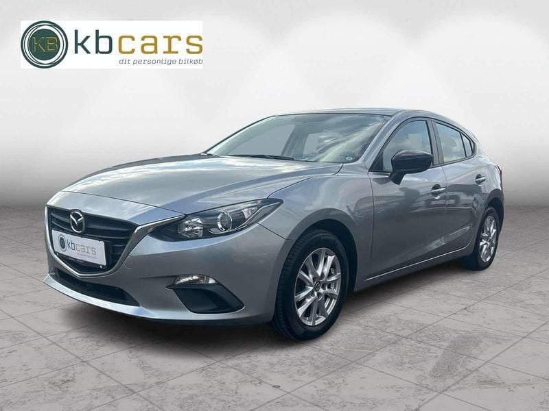 Sølvmetal Brugt 2015 Mazda 3 Core Hatchback | 93.900 kr. (Fair pris) - Billede 1/4