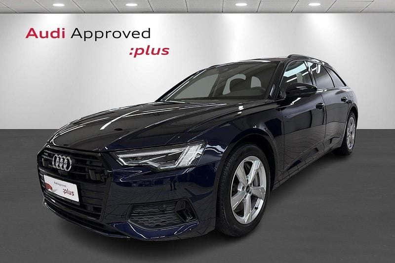 Mørkblåmetal Brugt 2021 Audi A6 Sport Stationcar | 439.900 kr. (Dyr) - Billede 1/4