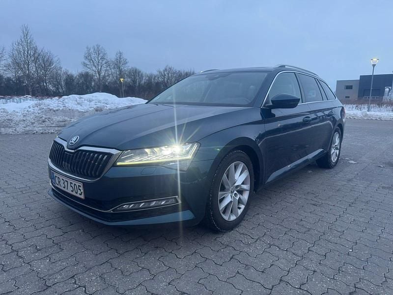 Brugt Skoda Superb Business Line 190 HK (139 kW) 2019 Blåmetal Stationcar