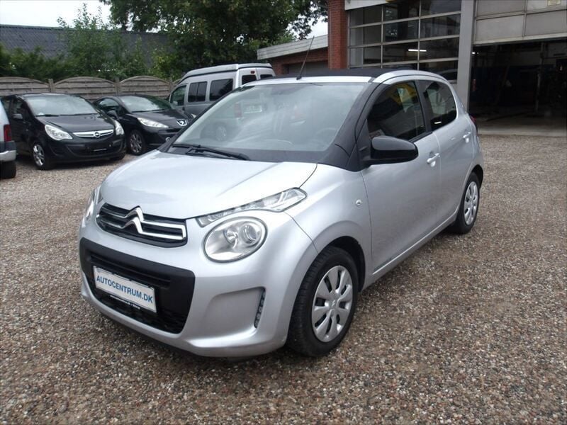 Sølv Brugt 2016 Citroën C1 Feel Hatchback | 69.000 kr. (Lidt for dyr) - Billede 1/3