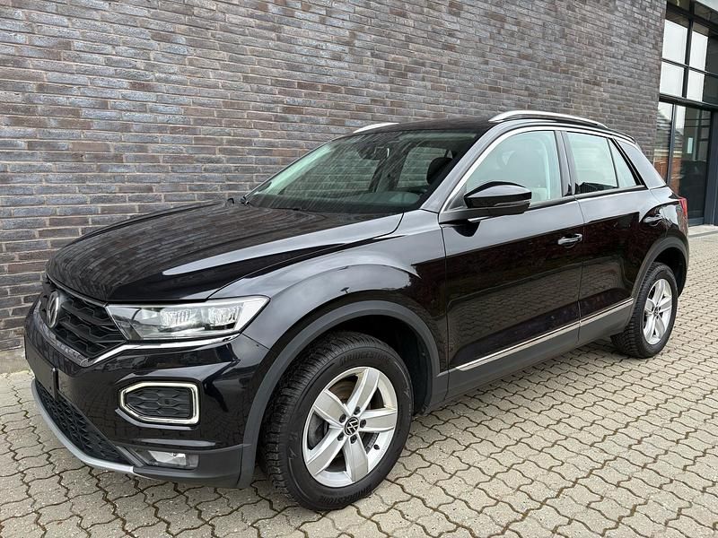Deep black metallic Brugt 2020 VW T-Roc Sport SUV | 239.900 kr. (Fair pris) - Billede 1/4
