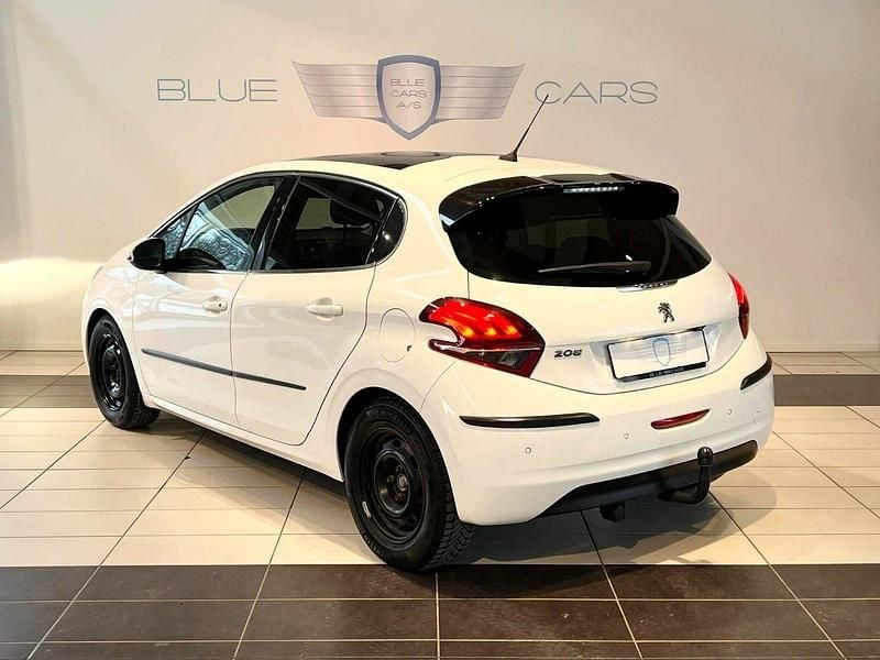 Brugt Peugeot 208 Allure Sky 100 HK (73 kW) 2019 Hvid Hatchback