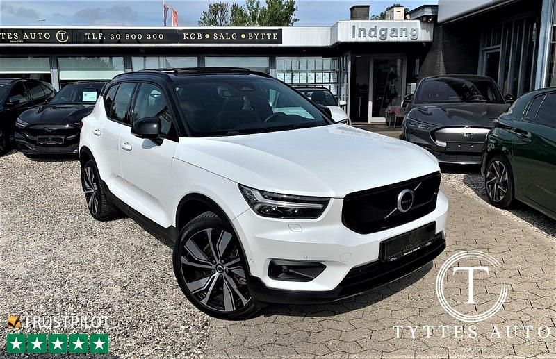 Hvidmetal Brugt 2021 Volvo XC40 Pro SUV | 299.800 kr. (Fair pris) - Billede 1/4