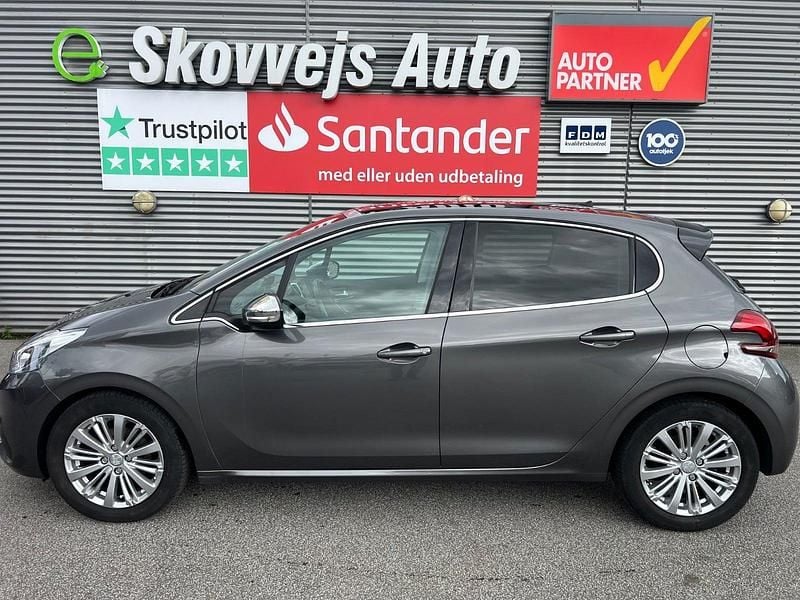 Gråmetal Brugt 2019 Peugeot 208 Allure Sky Hatchback | 89.900 kr. (Fair pris) - Billede 1/4