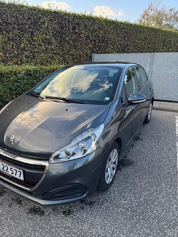 Blåmetal Brugt 2015 Peugeot 208 Active Hatchback | 35.900 kr. (God pris) - Billede 1/4