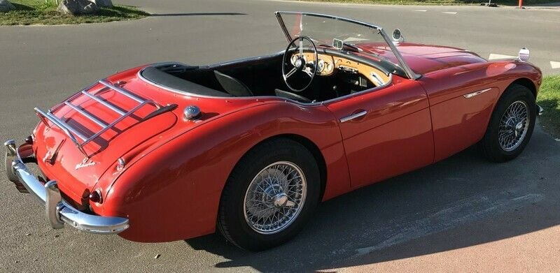 Brugt Austin Healey 100/6 1957 Rød Cabriolet