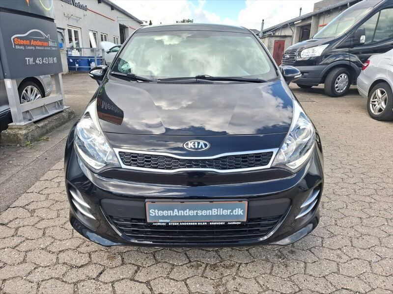 Sort Brugt 2015 Kia Rio Hatchback | 59.900 kr. - Billede 1/4