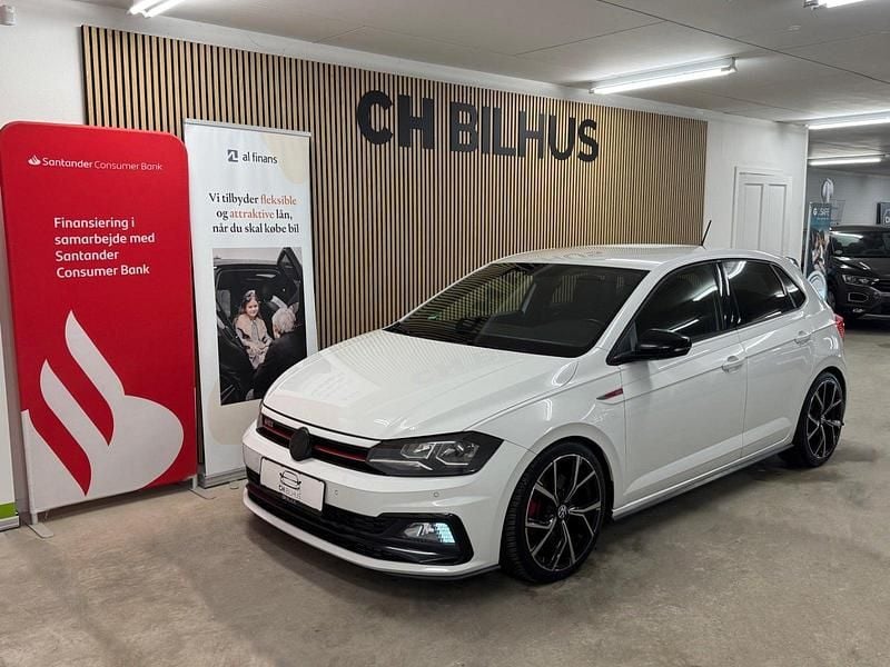 Hvid Brugt 2019 VW Polo GTI Hatchback | 169.500 kr. (God pris) - Billede 1/4