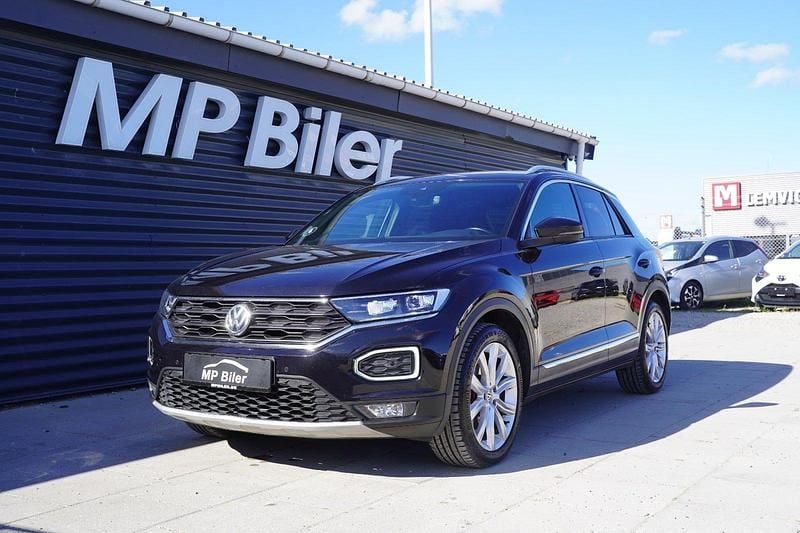Sort Brugt 2019 VW T-Roc Sport SUV | 219.700 kr. (Fair pris) - Billede 1/4