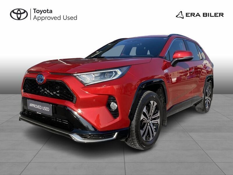 Flame red Brugt 2021 Toyota RAV4 Hybrid H3 SUV | 329.900 kr. (Super pris) - Billede 1/4