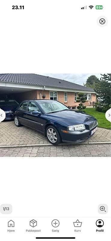 Sort Brugt 1999 Volvo S80 Sedan | 21.000 kr. - Billede 1/4