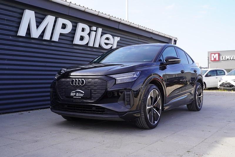 Sort Brugt 2023 Audi Q4 Sportback e-tron Advanced SUV | 369.900 kr. - Billede 1/4