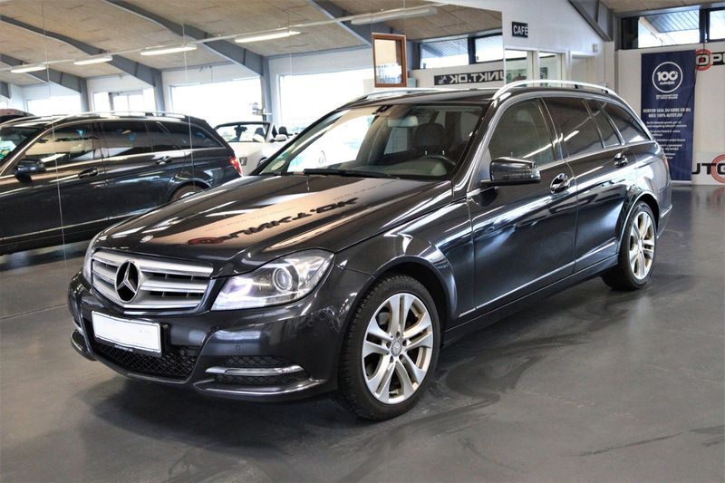 koksgrå Brugt 2013 Mercedes C220 Elegance Stationcar | 89.500 kr. (God pris) - Billede 1/4