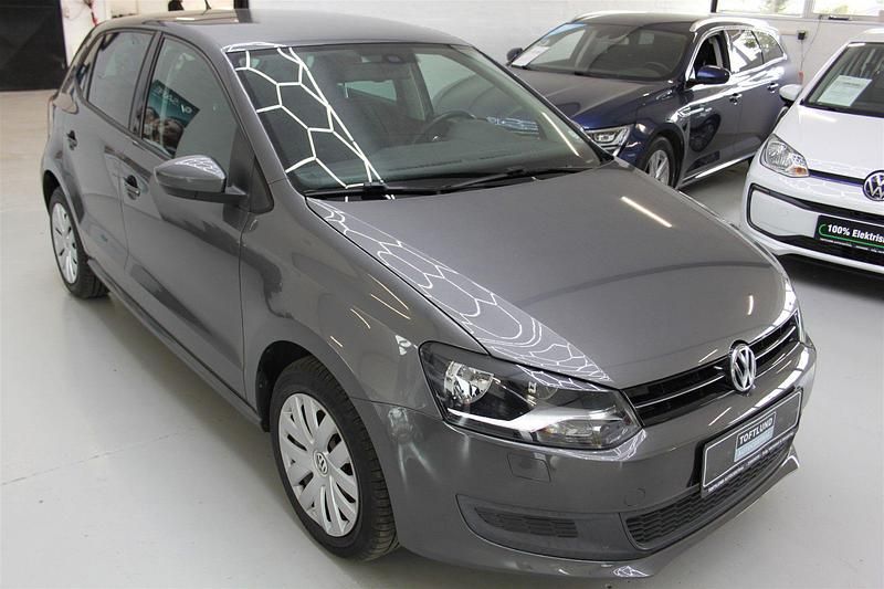 Grå Brugt 2014 VW Polo Comfortline Hatchback | 76.900 kr. (God pris) - Billede 1/4