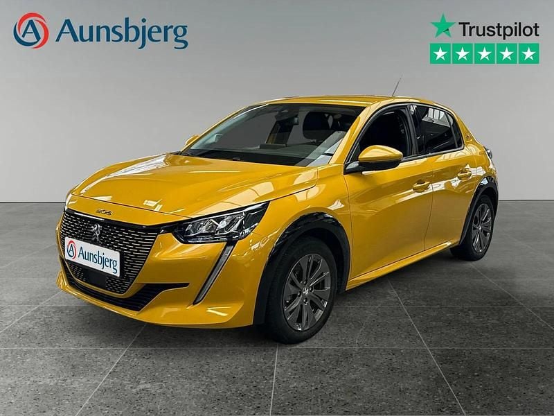 Brugt Peugeot e-208 Allure 100 kW (136 HK) 2021 Gul Hatchback