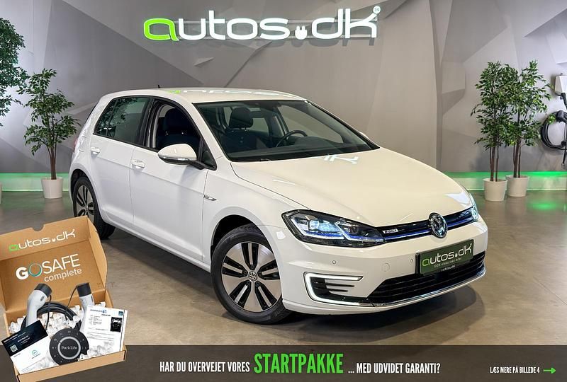 Brugt VW e-Golf 100 kW (136 HK) 2020 Hvid Hatchback