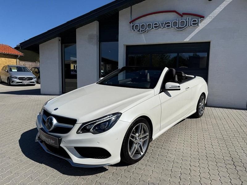 Hvidmetal Brugt 2013 Mercedes E500 Cabriolet | 489.900 kr. - Billede 1/4
