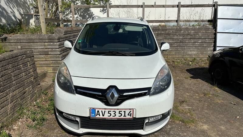 Hvid Brugt 2014 Renault Grand Scénic III Dynamique MPV | 40.700 kr. (God pris) - Billede 1/13