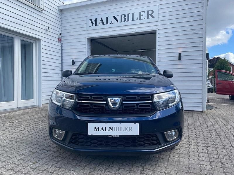 Blå Brugt 2018 Dacia Sandero Ambiance Hatchback | 84.900 kr. (Fair pris) - Billede 1/4