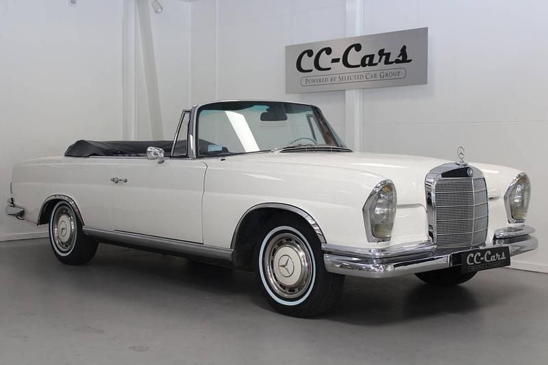Hvid Brugt 1963 Mercedes 220 SE Cabriolet | 599.900 kr. - Billede 1/4