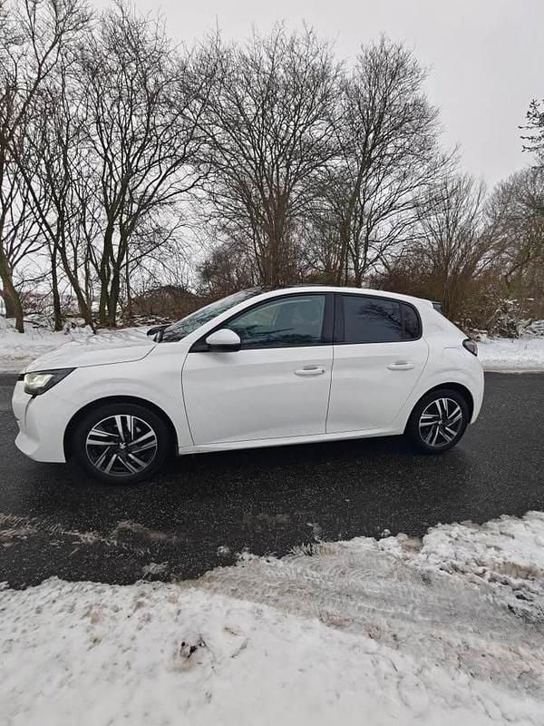 Brugt Peugeot 208 Allure Sky 100 HK (73 kW) 2020 Hvid Hatchback