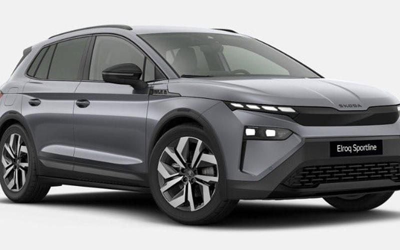 Gråmetal Ny 2025 Skoda Elroq SportLine SUV | 313.780 kr. (Fair pris) - Billede 1/4