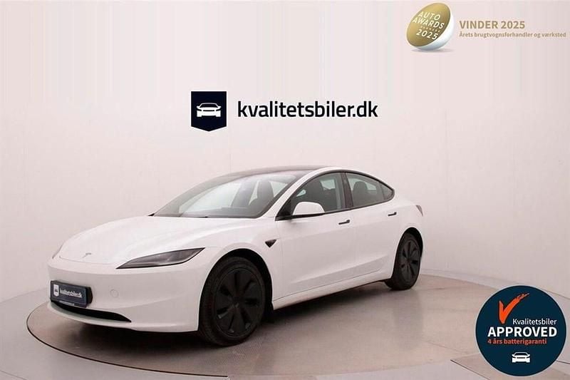 Hvidmetal Brugt 2024 Tesla Model 3 Long Range AWD Sedan | 309.900 kr. (Lidt for dyr) - Billede 1/4