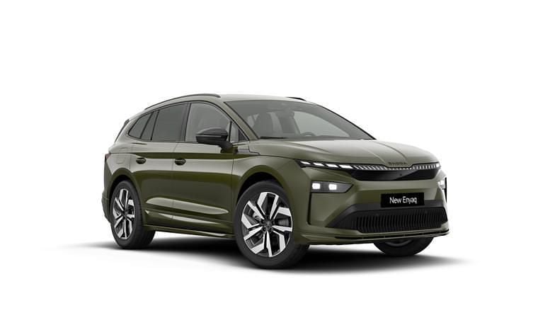 Grønmetal Ny 2026 Skoda Enyaq iV SportLine SUV | 484.296 kr. - Billede 1/4