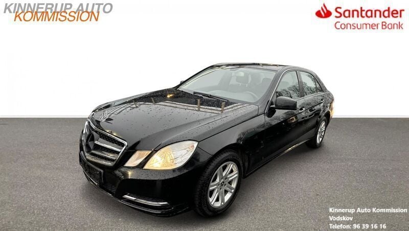 Sort Brugt 2011 Mercedes E220 Sedan | 49.900 kr. - Billede 1/4