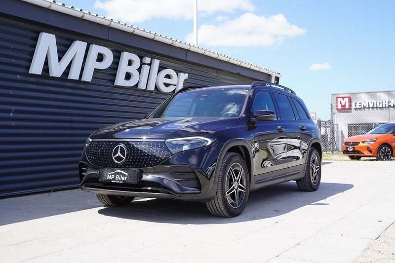 Sortmetal Brugt 2024 Mercedes EQB300 AMG line SUV | 359.900 kr. (Fair pris) - Billede 1/4