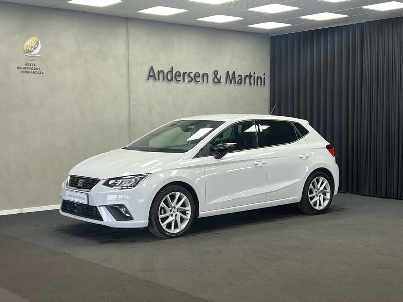 Hvid Brugt 2022 Seat Ibiza FR Hatchback | 189.000 kr. (Fair pris) - Billede 1/4