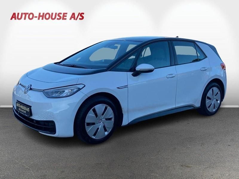 Hvid Brugt 2021 VW ID.3 Pro Performance Hatchback | 144.990 kr. (God pris) - Billede 1/3