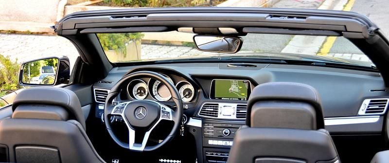 Brugt Mercedes E220 AMG line 170 HK (125 kW) 2016 Gråmetal mørk Cabriolet