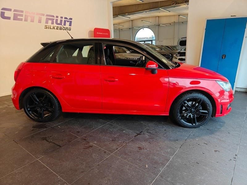 Brugt Audi A1 Sportback S-Line 185 HK (136 kW) 2012 Rød Hatchback